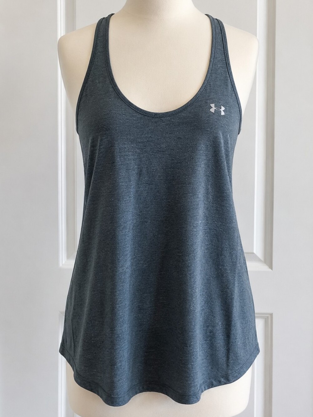 Under Armour Women's Heather Gray Racerback Tank - Size S